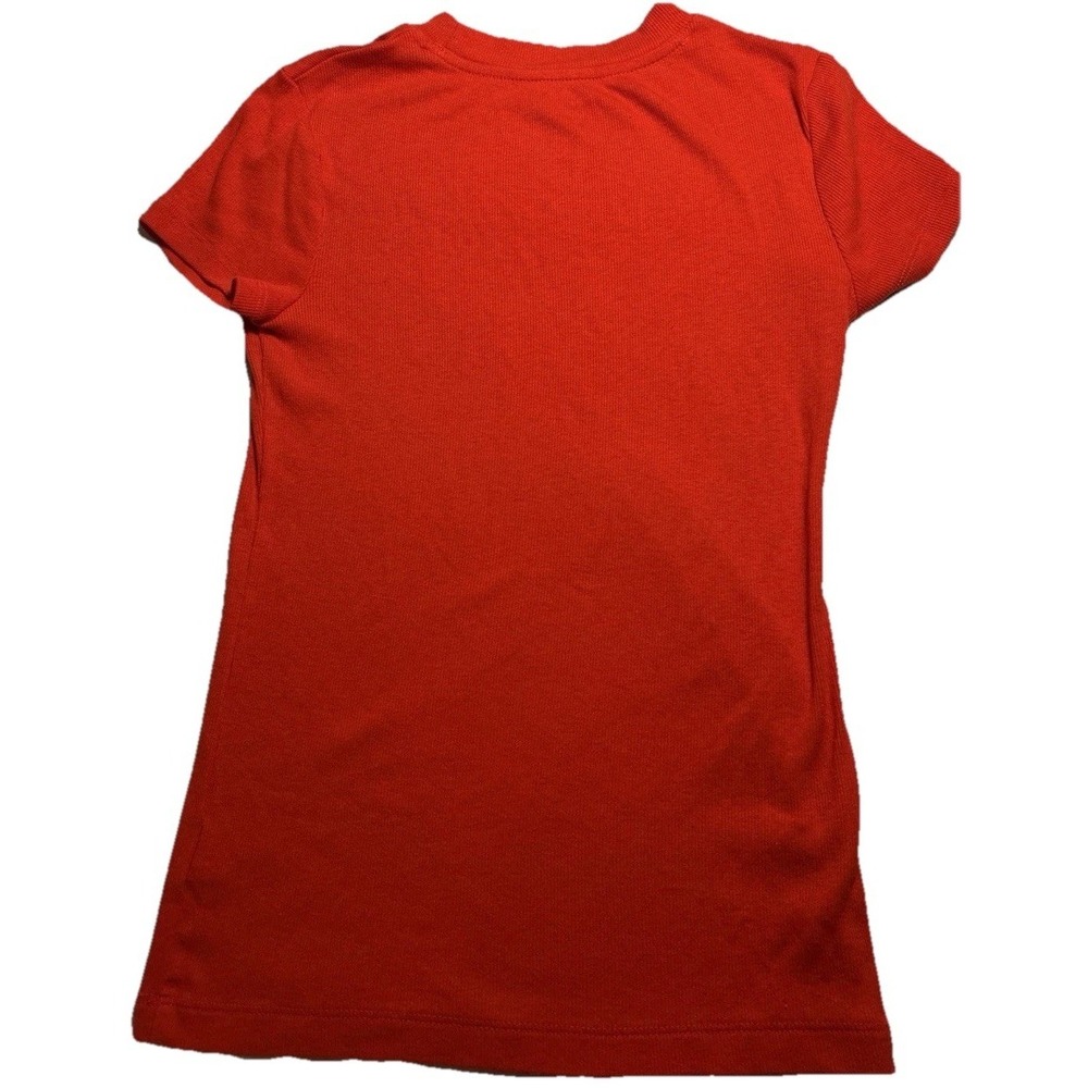 Women's A New Day Shirt Size Extra Small Red Short Sleeve Dress Casual (161)